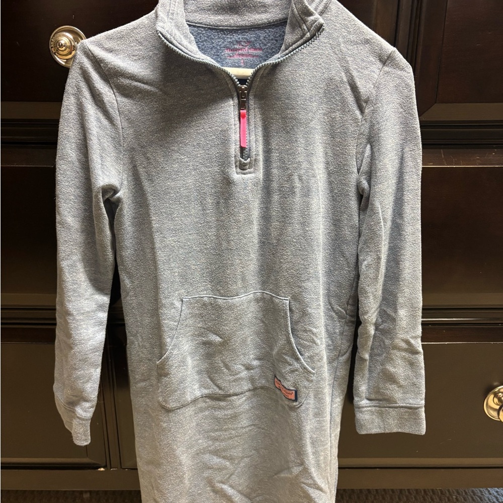 Vineyard Vines Blue Heather Quarter-Zip Pullover
